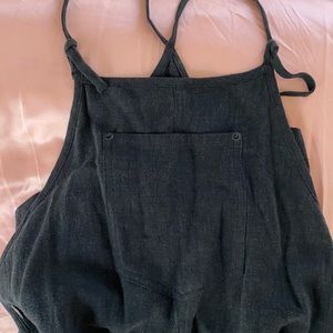 Brand New Black Shorts Romper